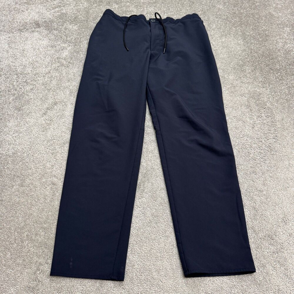 Banana Republic Slim Fit Lapered Leg Travel Commuter Pants Mens 36x34 Navy Blue